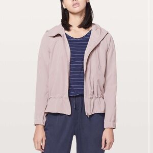 lululemon pack it up jacket 2 Smokey blush pink guc